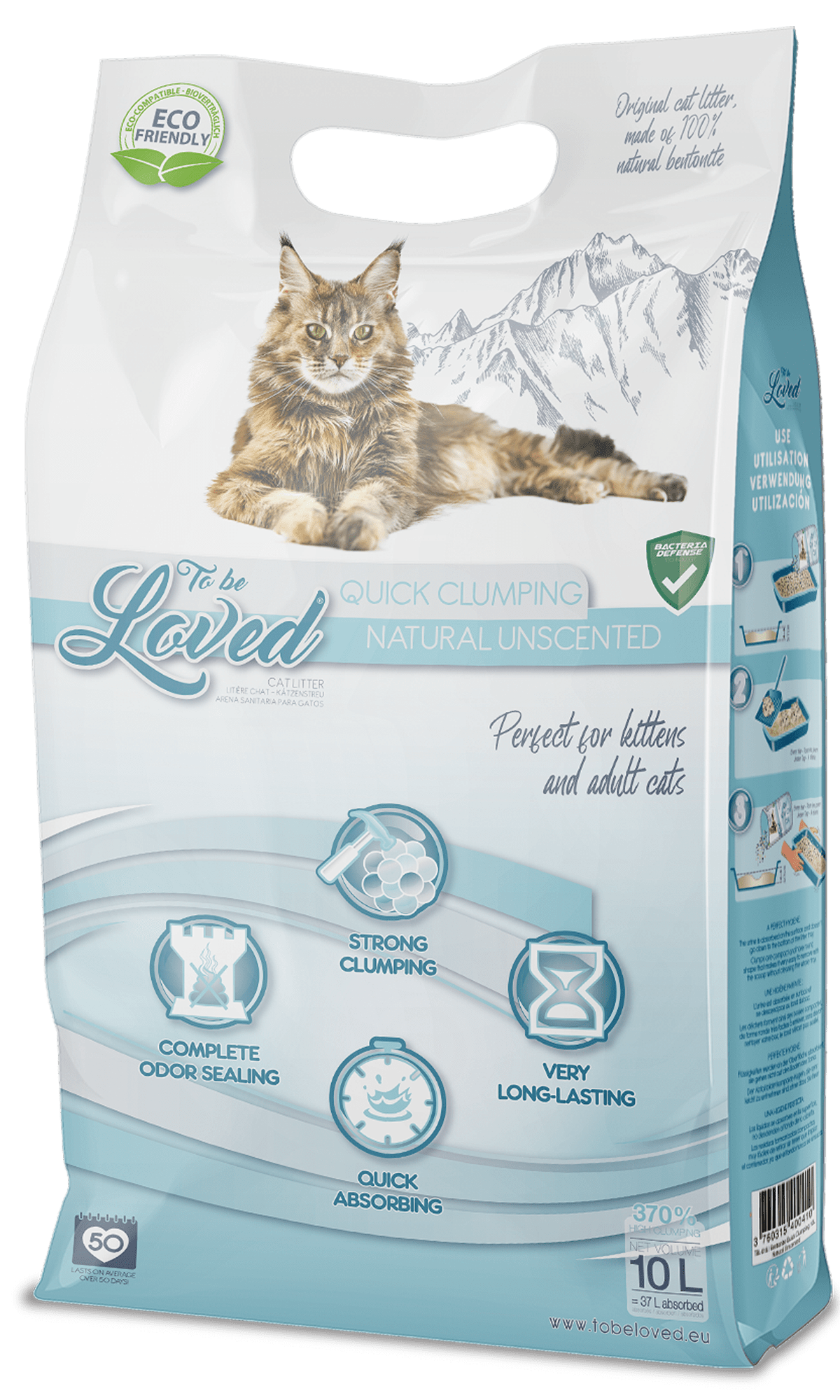 Natural Unscented scented cat litter ToBeLoved