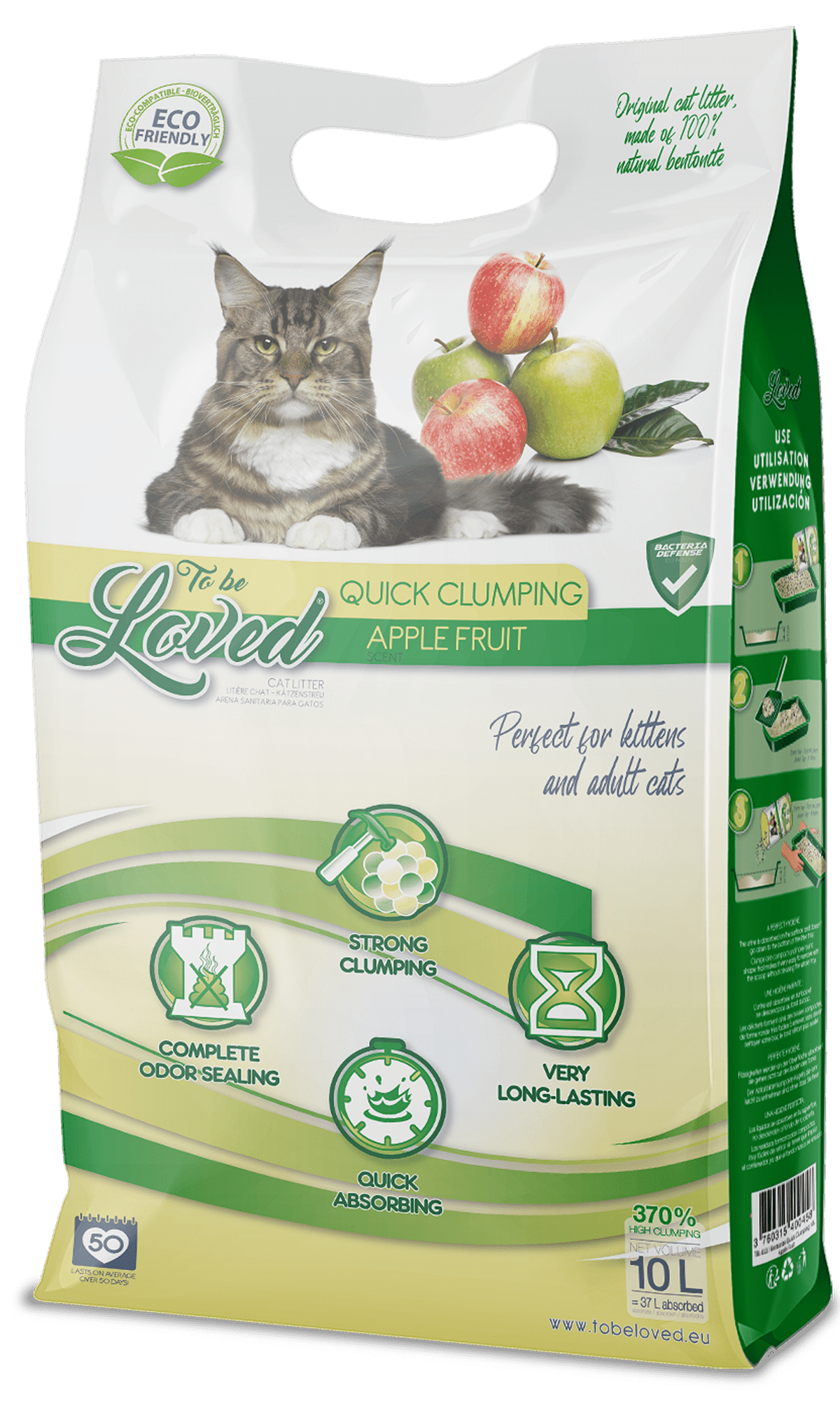 Apple Fruit scented cat litter ToBeLoved