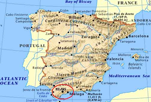 carte espagne costa del sol Archives Voyages Cartes