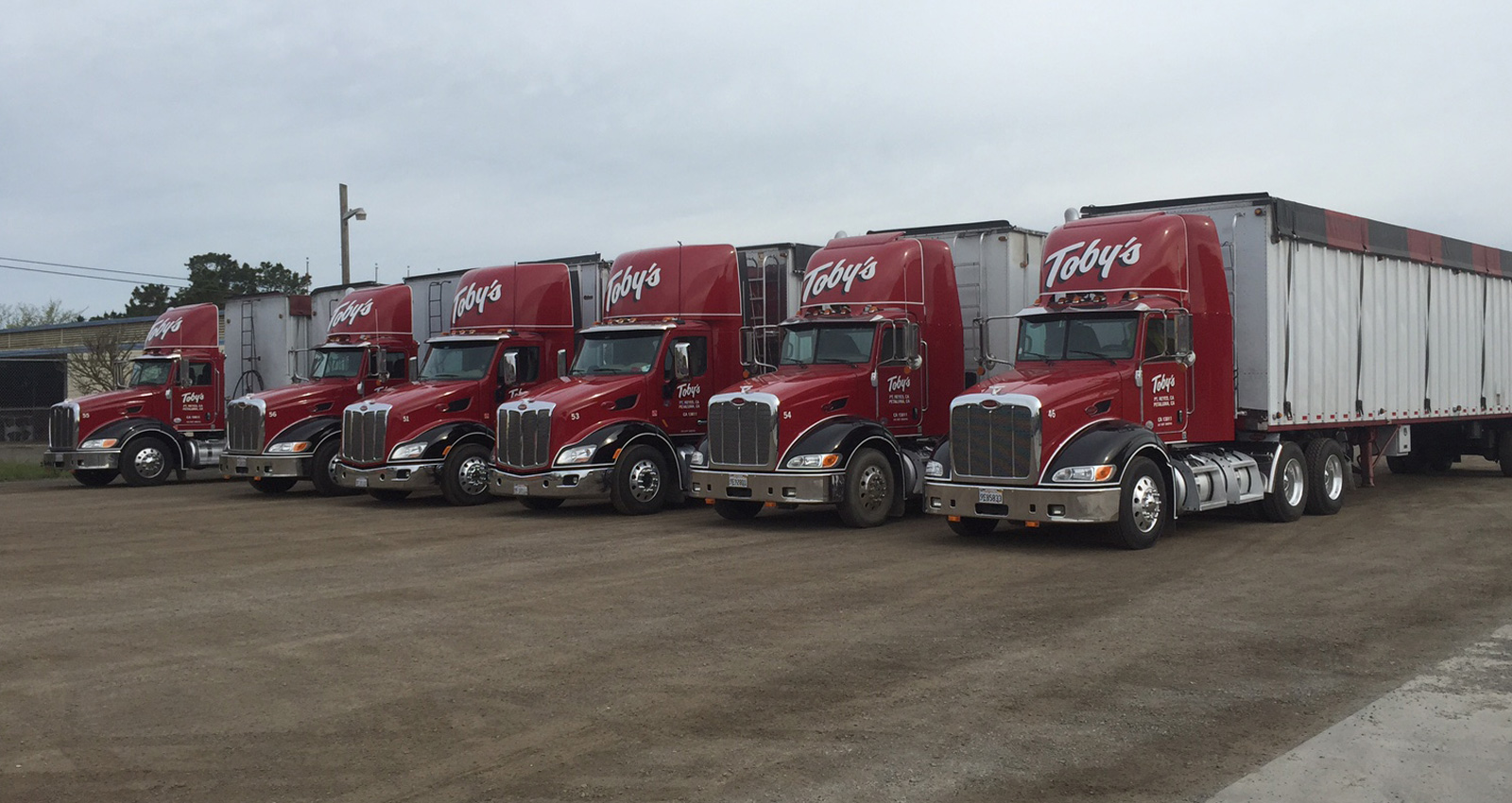 Services/Trucks Toby's Trucking Marin and Sonoma Hauling Services