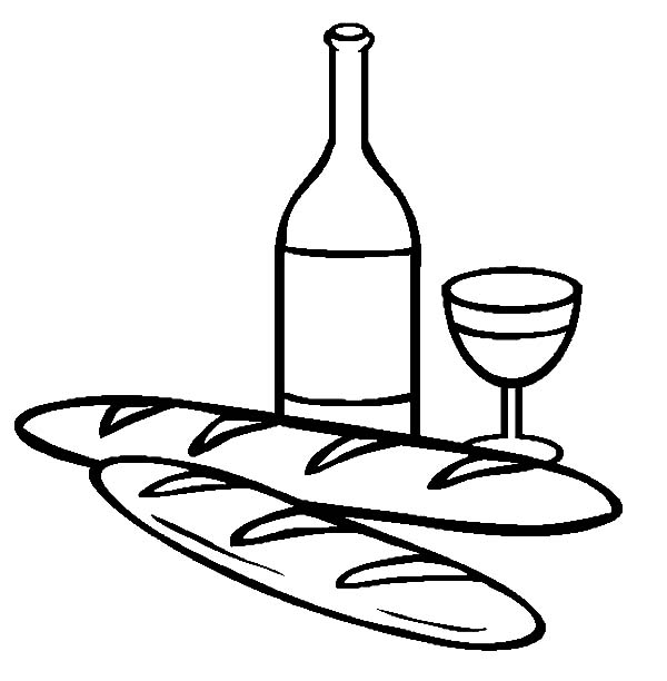 Bread And Wine Coloring Pages Best Place to Color
