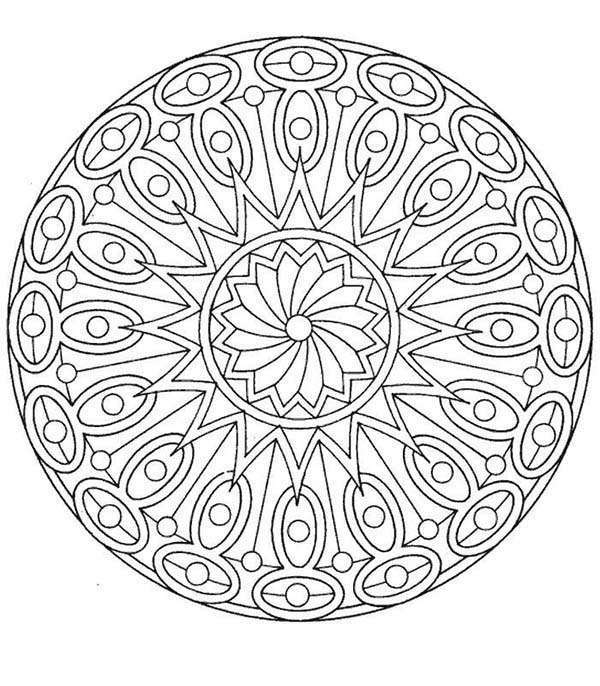 Christmas Mandala Coloring Pages to download and print for free