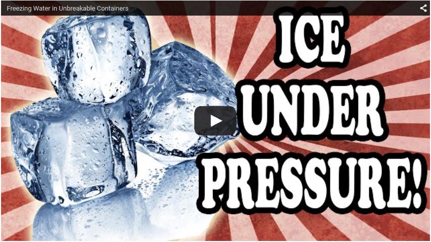 What Happens When You Freeze Water In a Container That Won't Let It