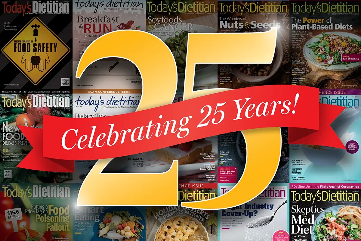 Celebrating 25 Years! Today's Dietitian Magazine