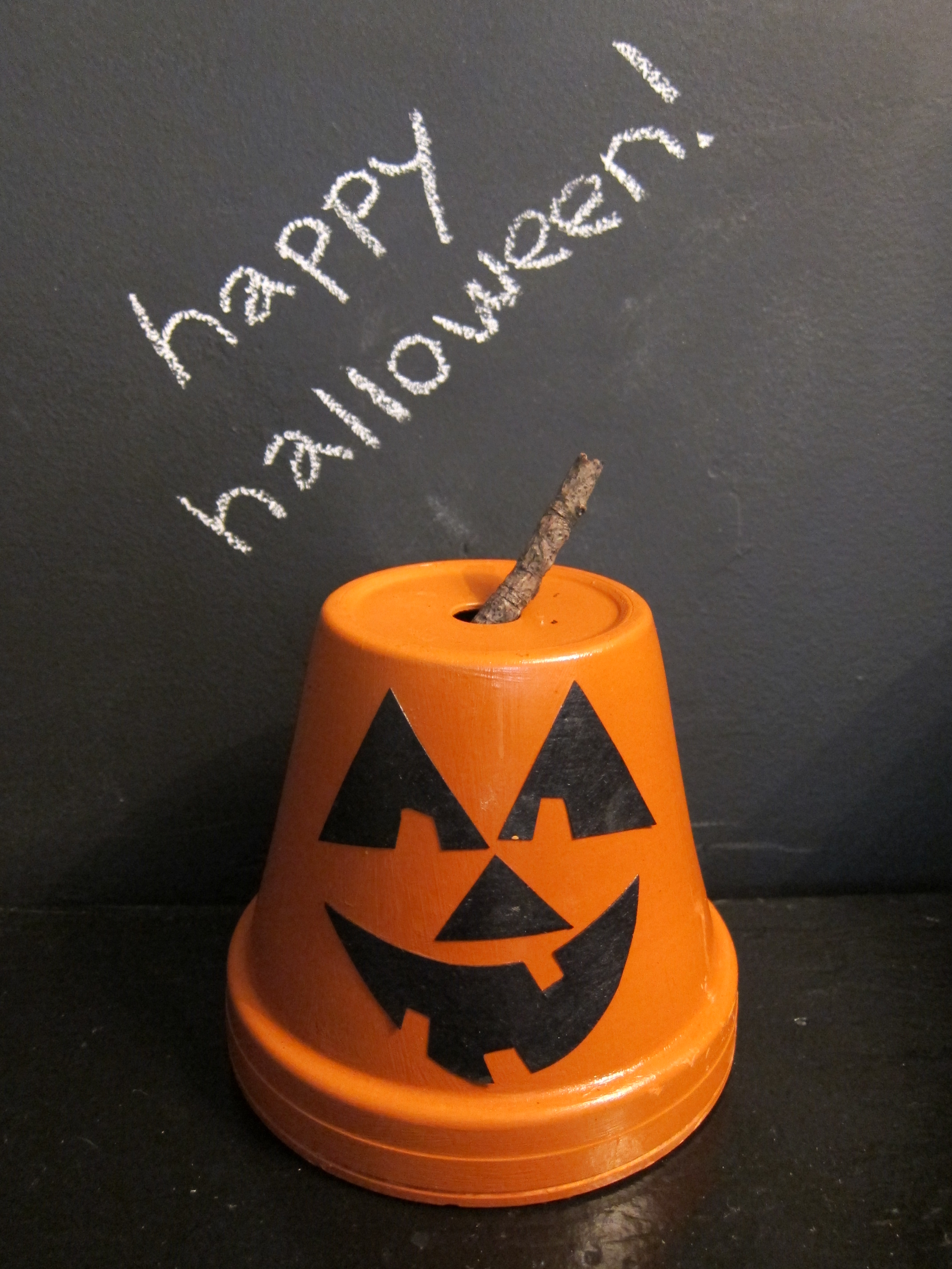 Terracotta pot jacko’lantern craft Today's Parent