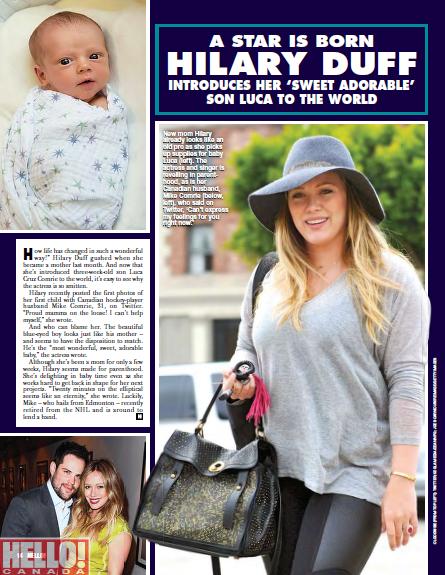 Hilary Duff's Baby Luca (Photo!) - Today's Parent