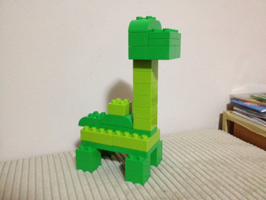 Green Dinosaur Toddler Brick