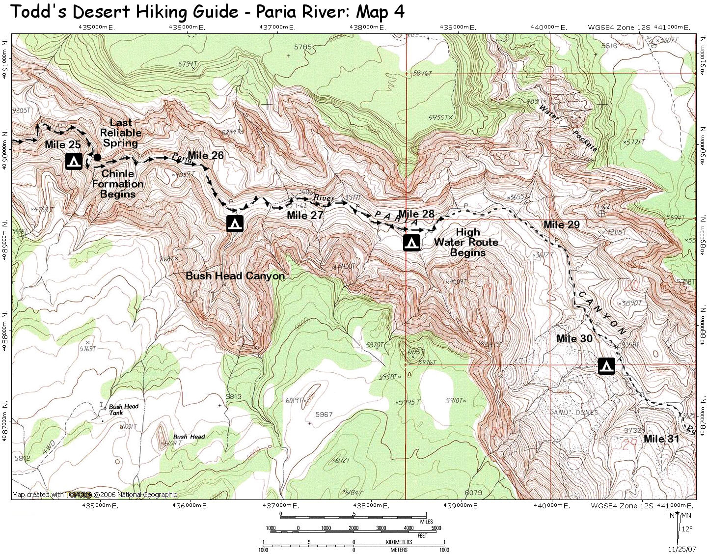 Paria Mountains Utah Map Buckskin Gulch Paria Canyon Map Buckskin Gulch Paria Canyon