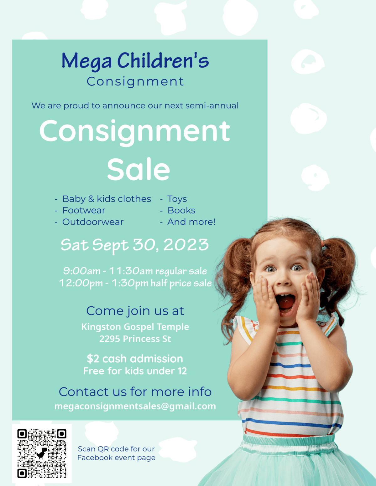 Mega Children Consignment Sale Kingston Gospel Temple, 2295 Princess
