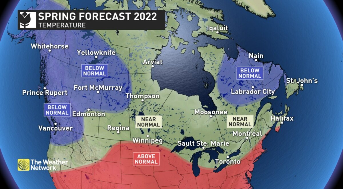 Weather Network’s 2022 Spring Forecast Calls For Tumultuous Spring