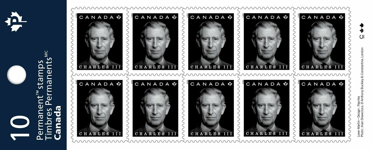 Canada Post Releases First Canadian Stamp Featuring King Charles III as