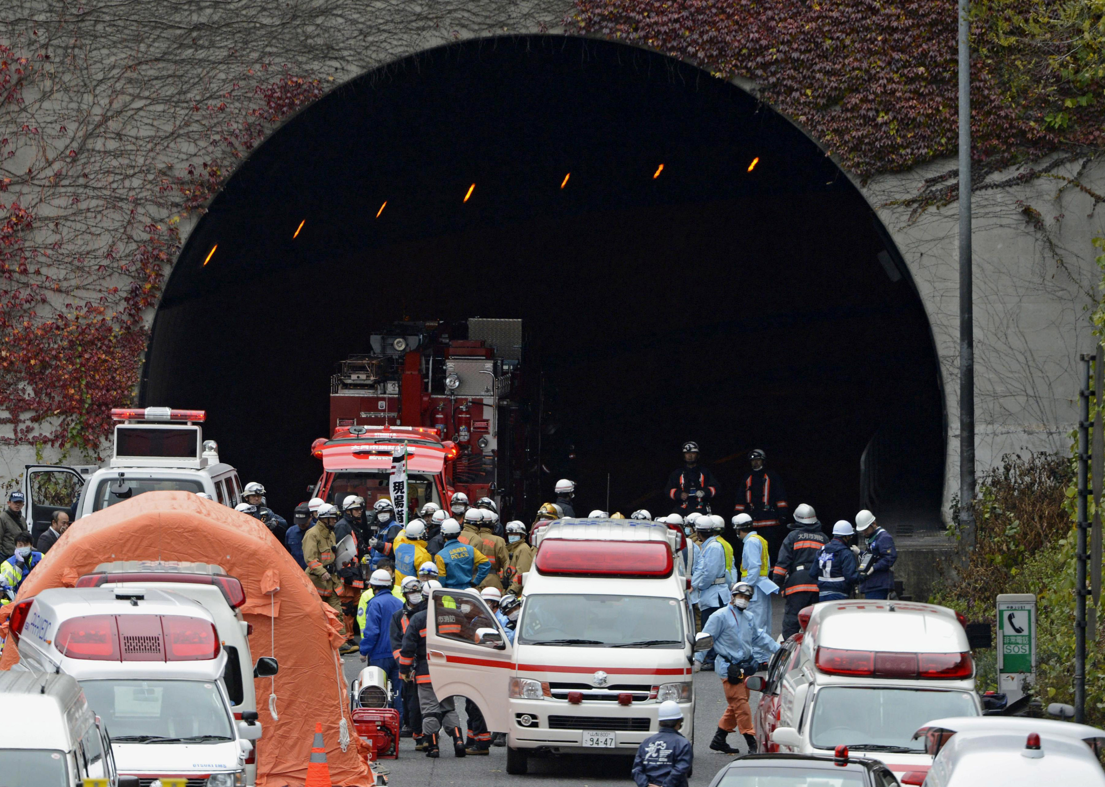 7 missing in collapse of highway tunnel in Japan The Blade