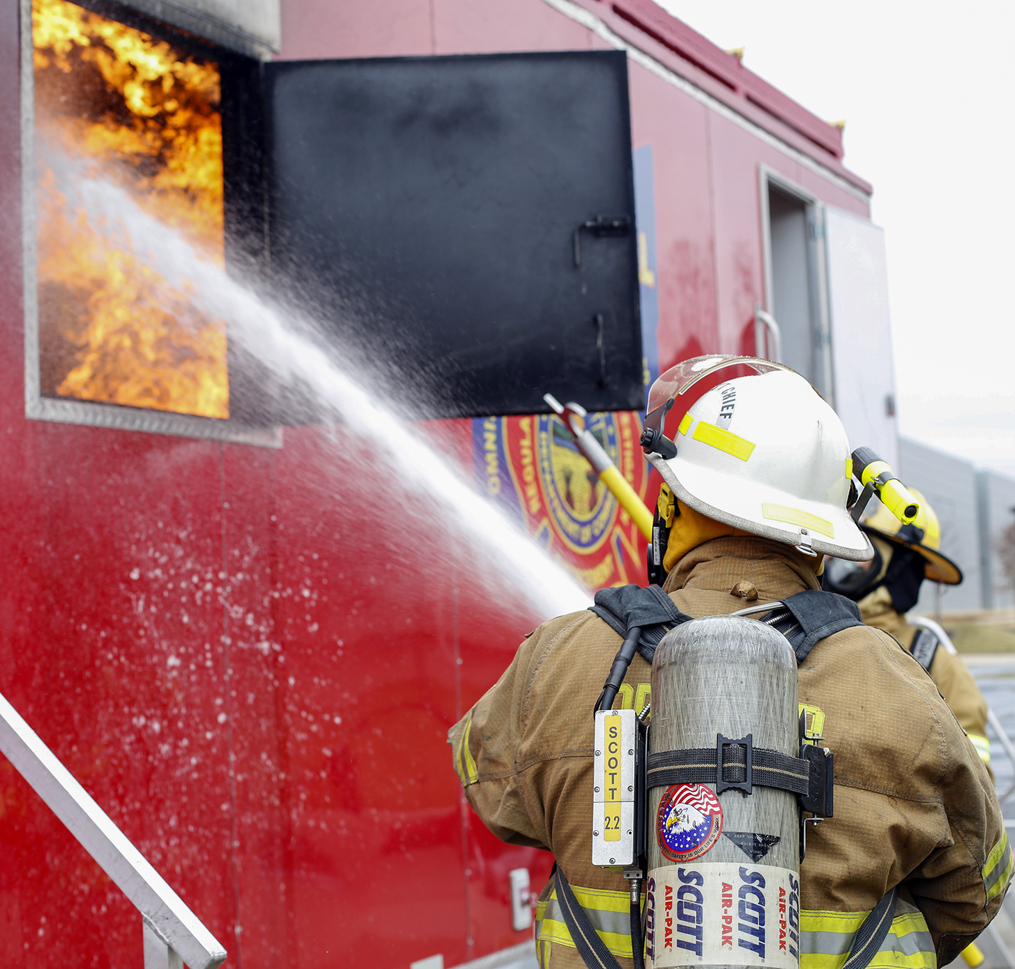 Firefighters practice dousing flames The Blade