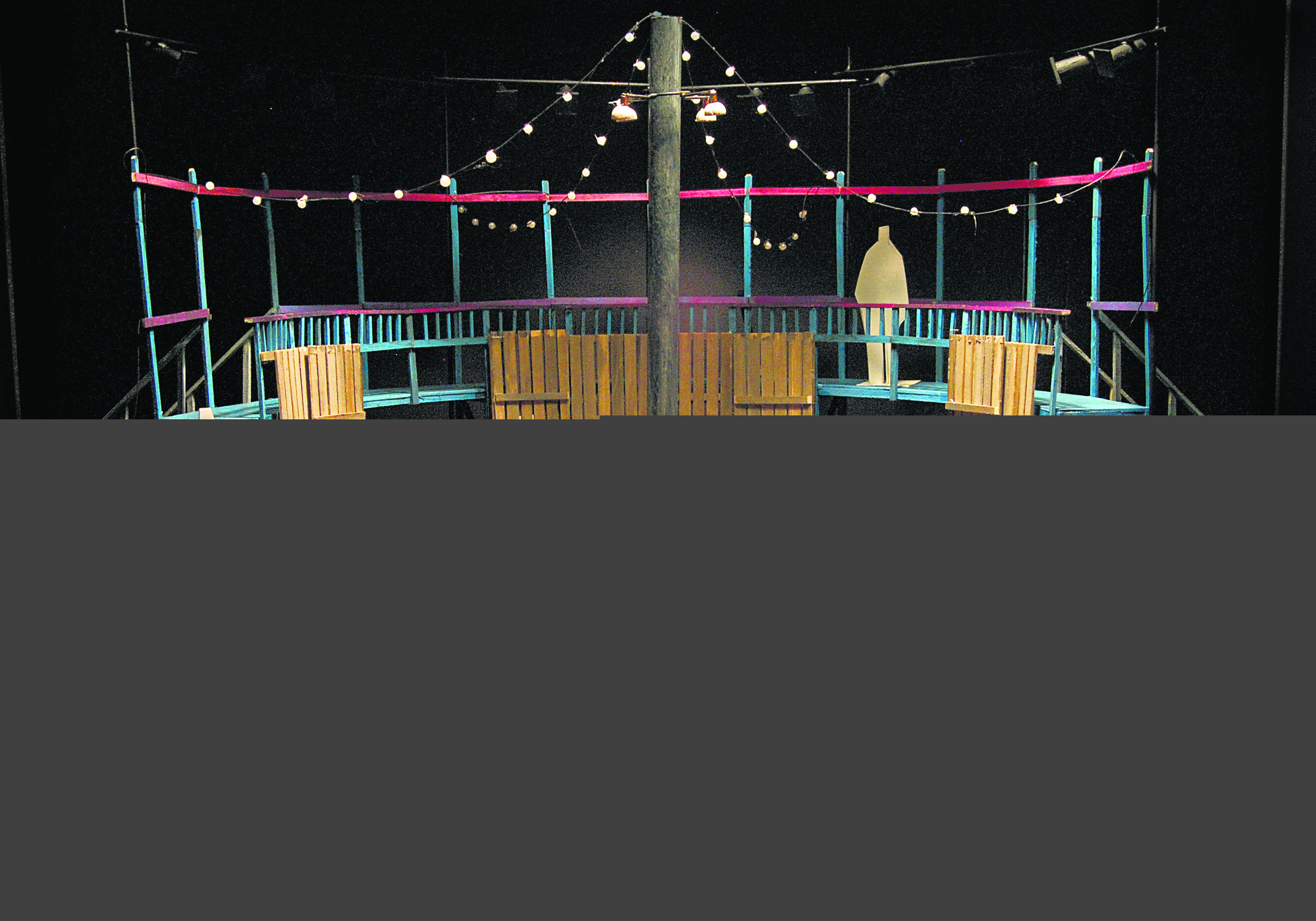 Elaborate theater sets begin with a tiny replica The Blade