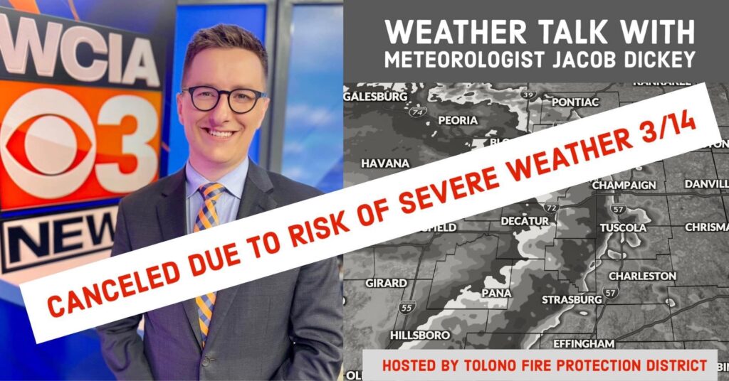 WCIA Weather Talk Tolono Fire Protection District