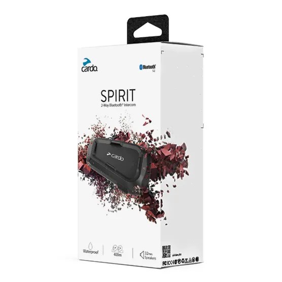 Cardo Spirit motorbike intercom- Tom Adamson Motorcycles