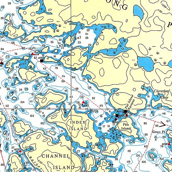 Fire and Index Island, Lake of the Woods Maps, Tomahawk Resorts