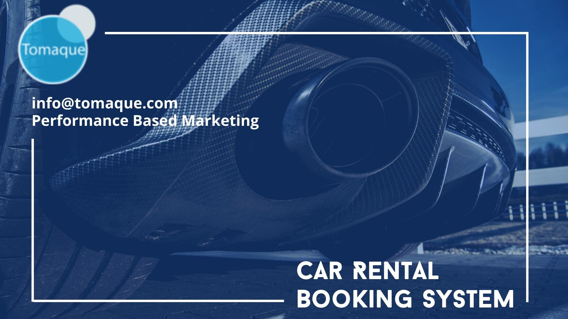 Car Rental Booking System Tomaque Digital Services Car Rental Booking