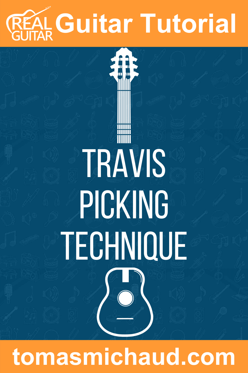 “Travis” Style Fingerpicking Tutorial For Beginners (with tabs) Real