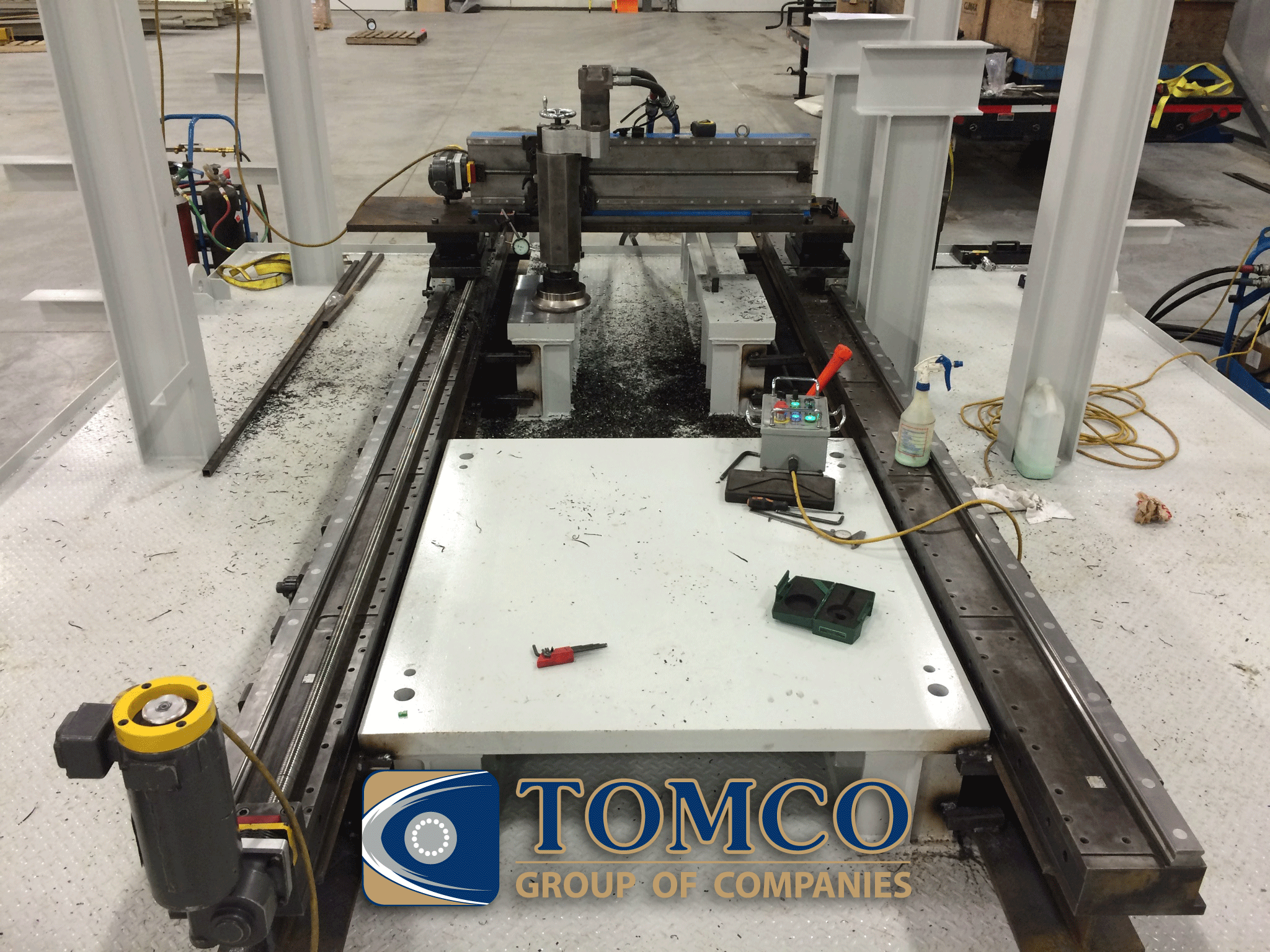 TOMCO Group portable/field machining, heat treating, bolting services
