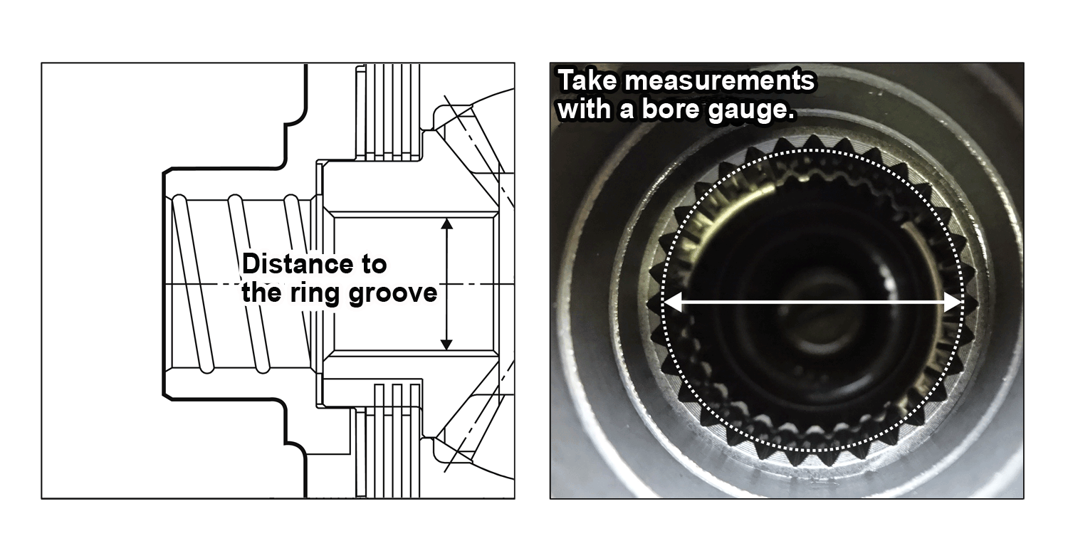 Confirm the type name from the shape of the differential case body.
