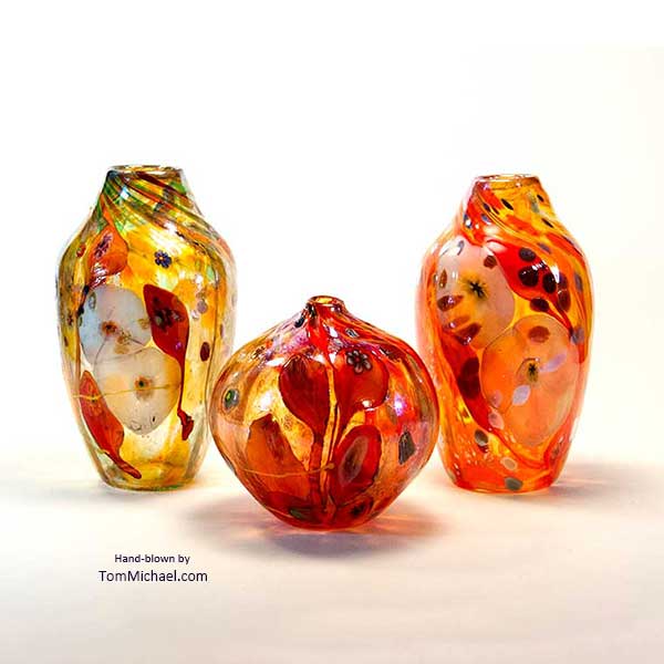 Archive of Decorative Art Glass handcrafted by Tom Michael, Odyssey Art