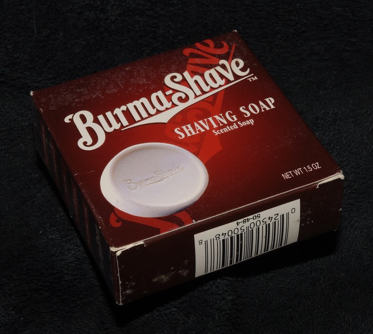 Burma Shave Puck Keith V. Johnson