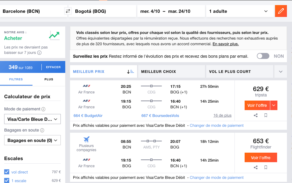 How To Book a Cheap Flight To Colombia (with Example!)
