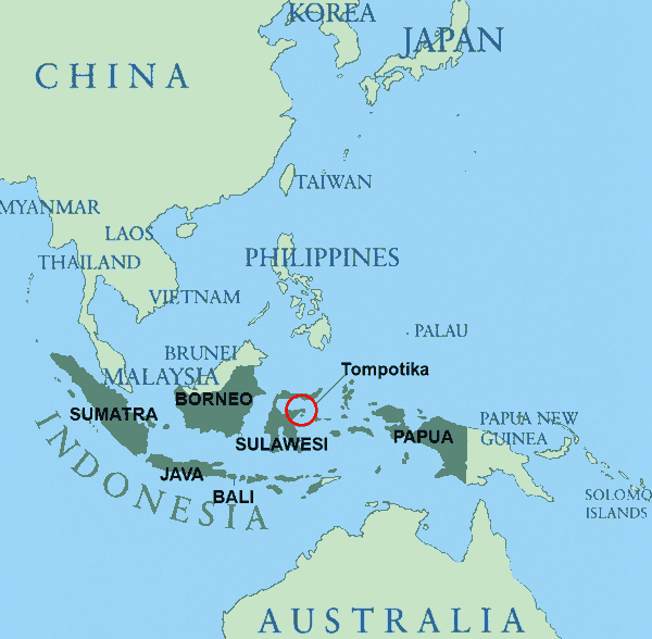 Indonesia And China Map Maps Alliance for Tompotika Conservation (AlTo)
