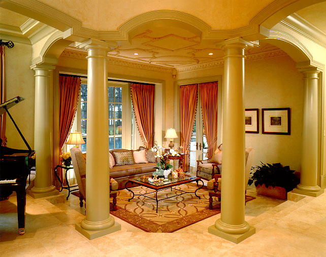 Tom Price Architect...Country French Home...Living Room