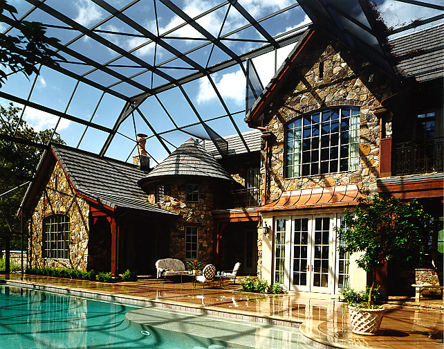 Tom Price Architect...Country French Home...Pool