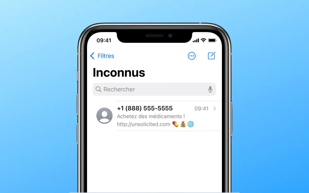 comment bloquer les messages frauduleux