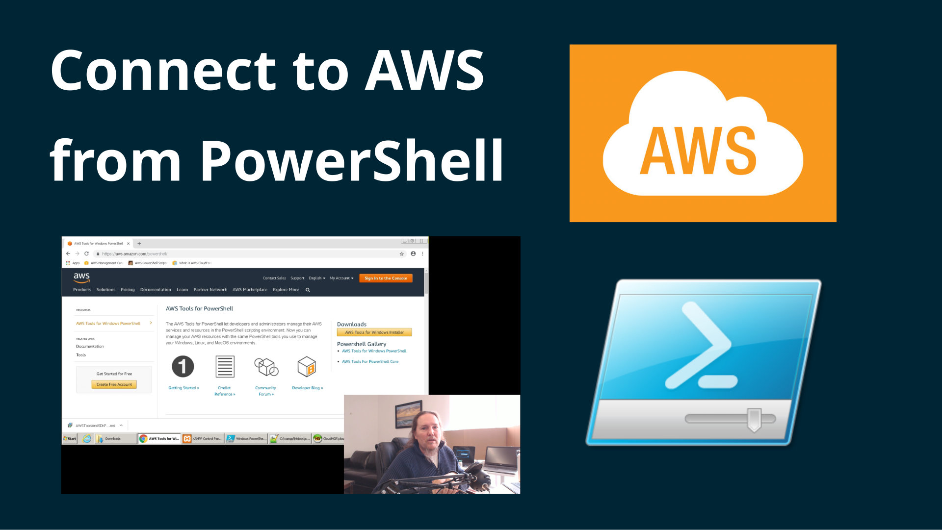 Connecting to AWS from PowerShell "" Tom's Tech Show