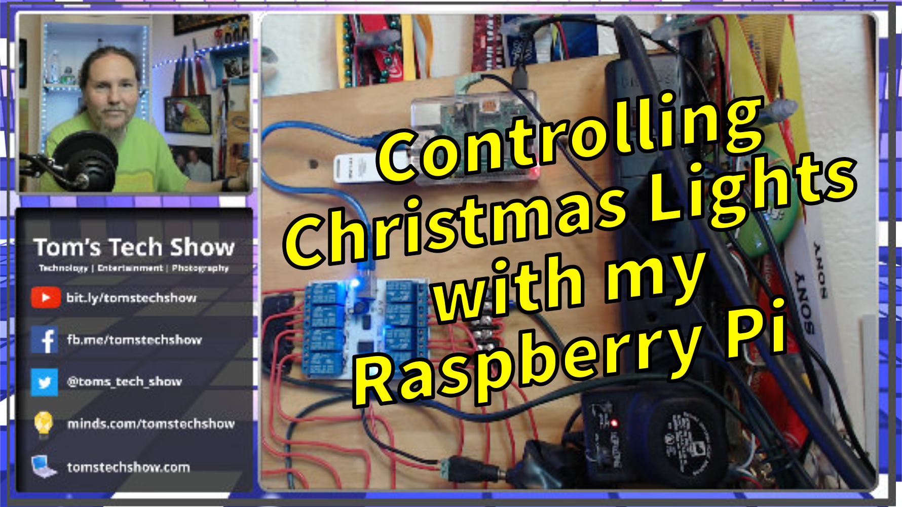 Raspberry Pi Christmas Light Control Part 1 "" Tom's Tech Show