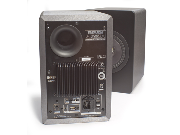 KEF X300A powered speakers