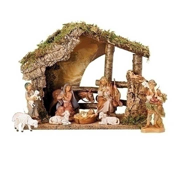 Fontanini 9 Piece Nativity Set. 69R54426. Tonini Church Supply