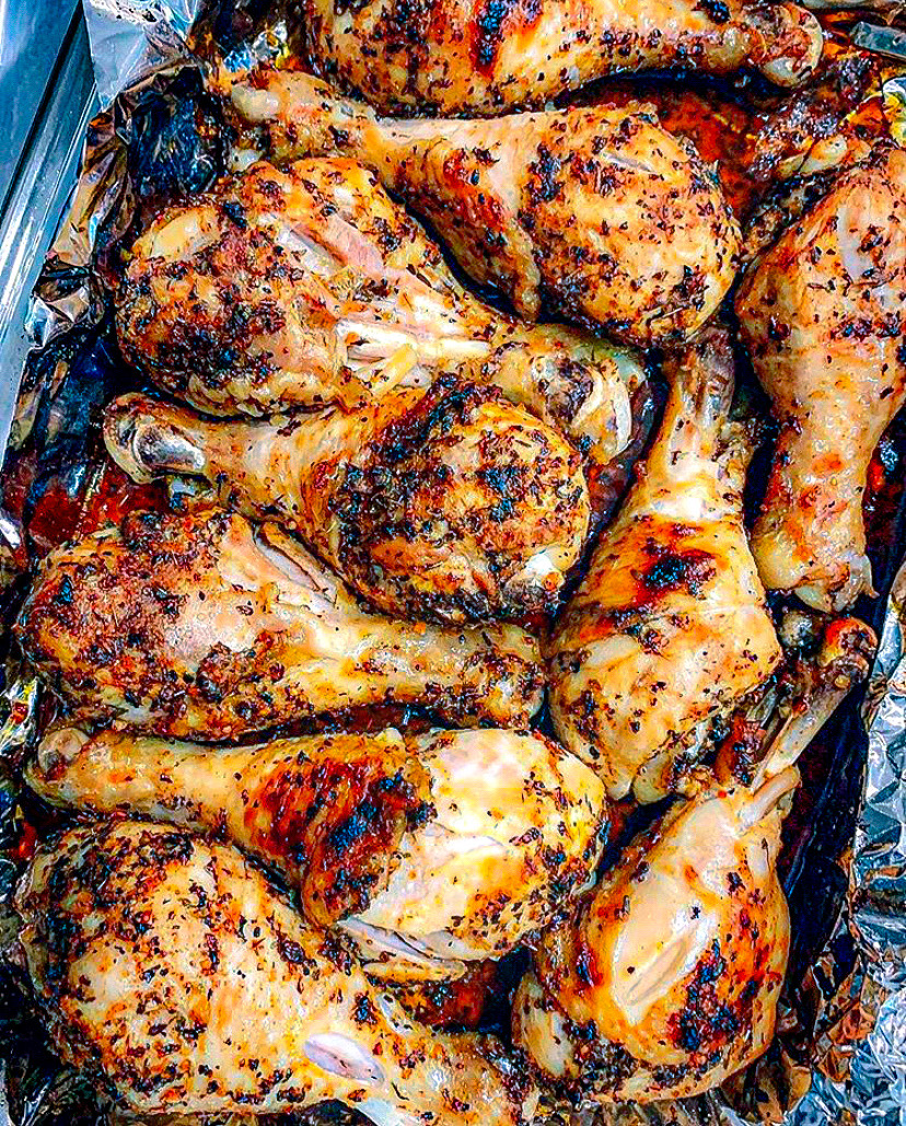 Cajun Spiced Grilled Chicken Drumsticks by Creole For The Soul Tony