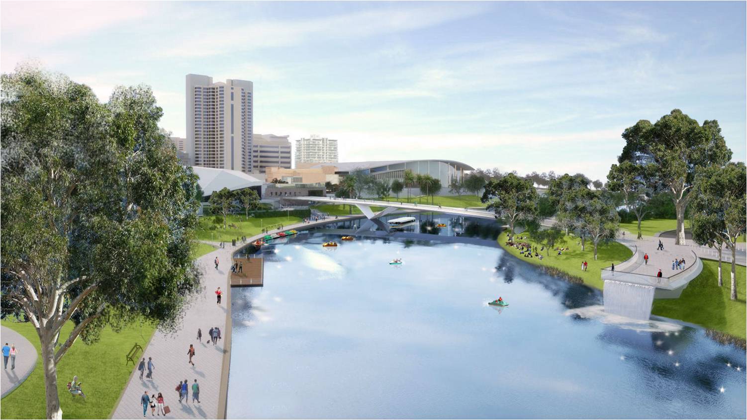 Adelaide Riverbank Precinct Pedestrian Bridge Tony Gee