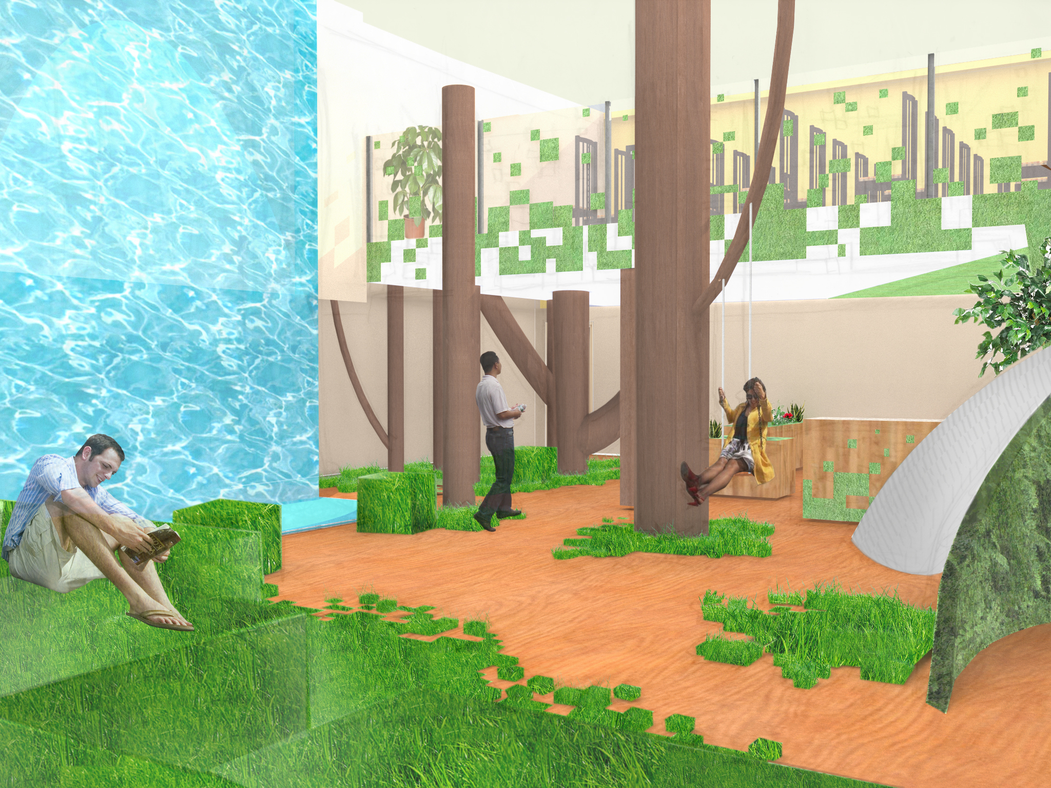 Combine Architecture Rendering With Hand Drawn Sketch Effect Combine Architecture Rendering With Hand Drawn Sketch Effect