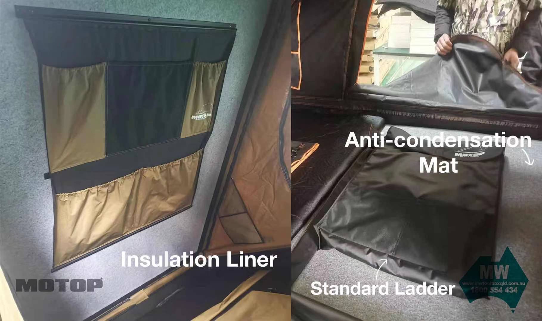 Motop Roof Top Tent MT120 Plus (V5) MW TOOLBOX TRAILER & CANOPY CENTRE