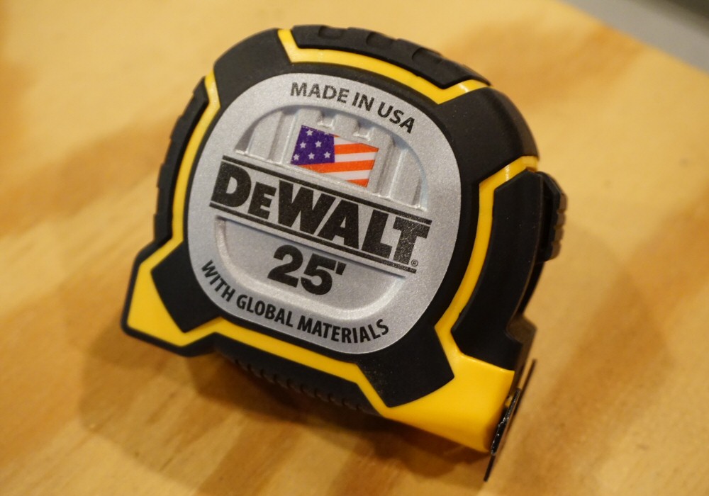 DeWALT 25' XP Tape Measure Review Ergonomic, Easy to Read, and Made