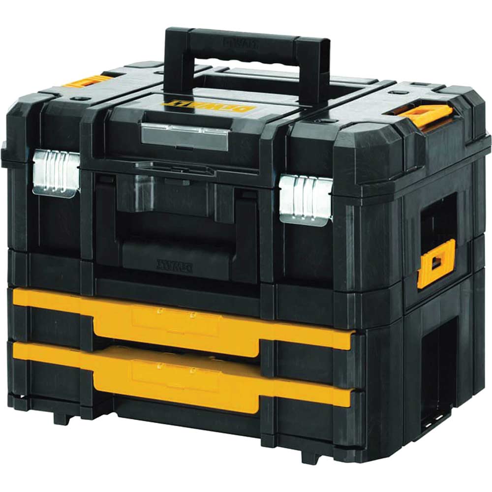 DeWalt TSTAK II + VI Stackable Tool Box Tool Boxes