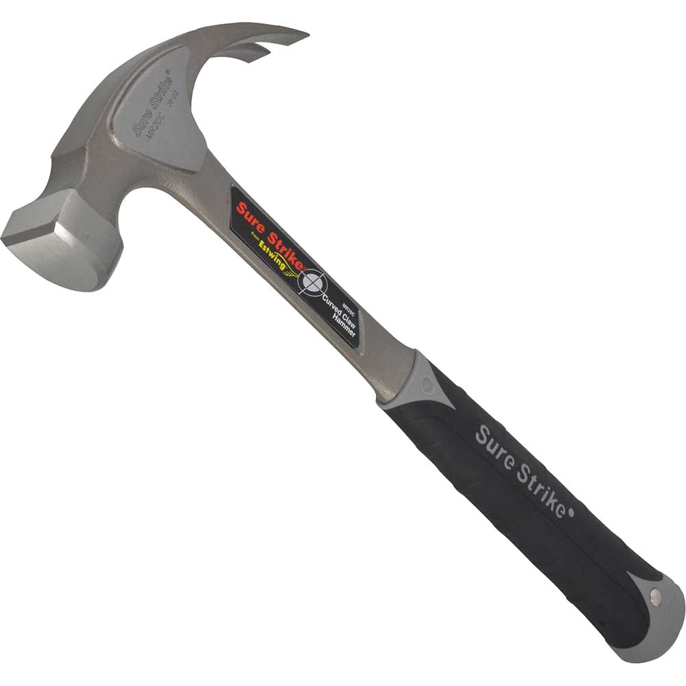 Estwing All Steel Surestrike Curved Claw Hammer 450g