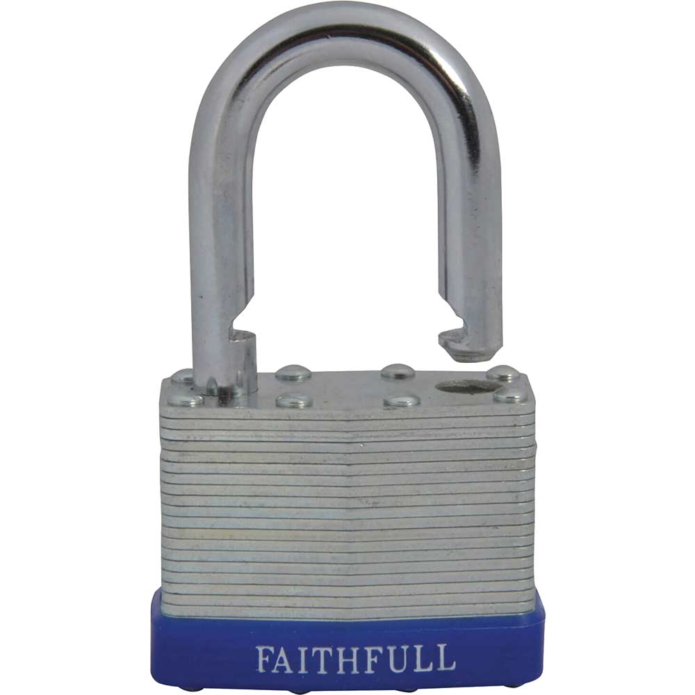 Faithfull Laminated Steel Padlock Padlocks