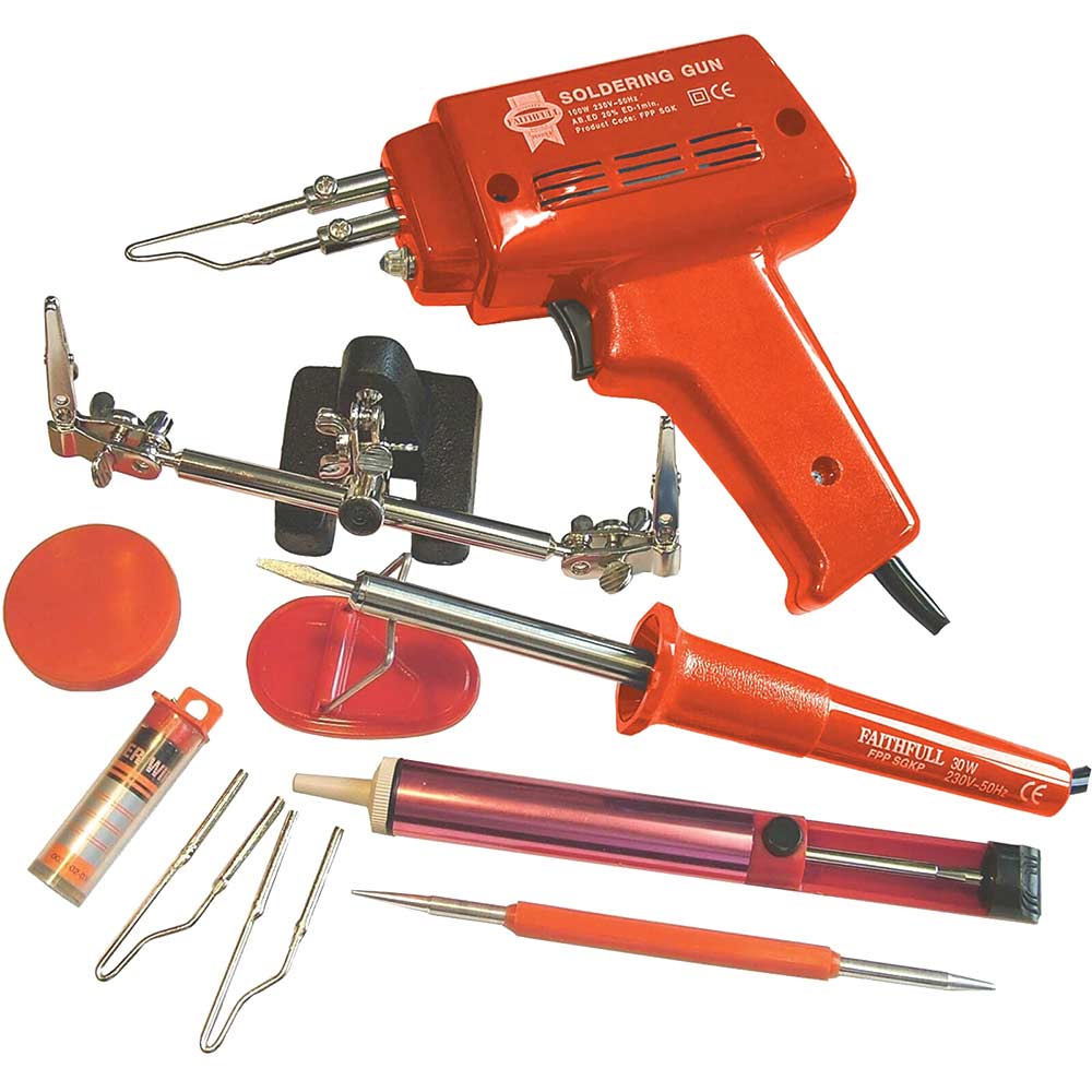 Faithfull SK300M Soldering Gun & Iron Kit