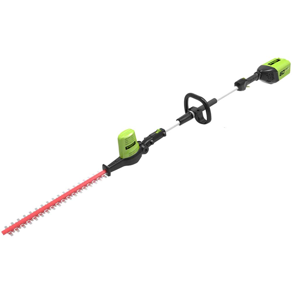 Greenworks G40psh 40V Cordless Long Reach Hedge Trimmer And Tree Pruner
