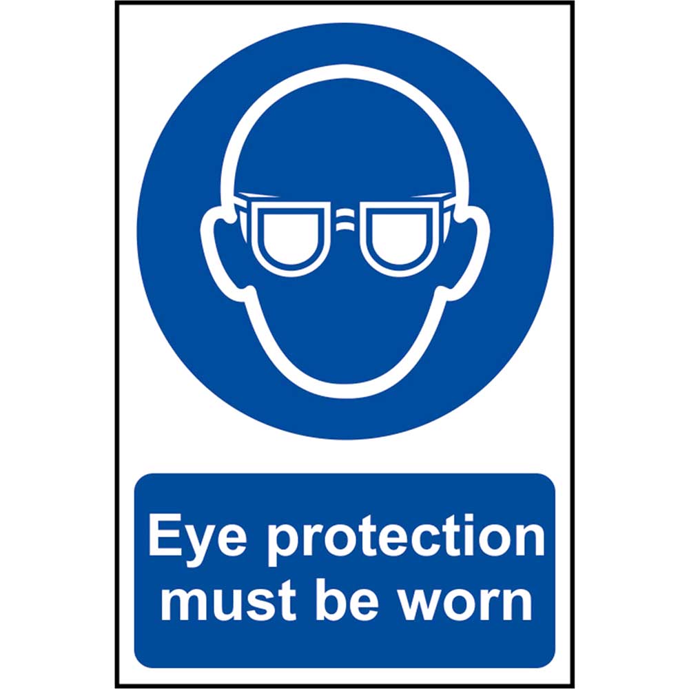Scan Eye Protection Must Be Worn Sign Safety & Warning Signs