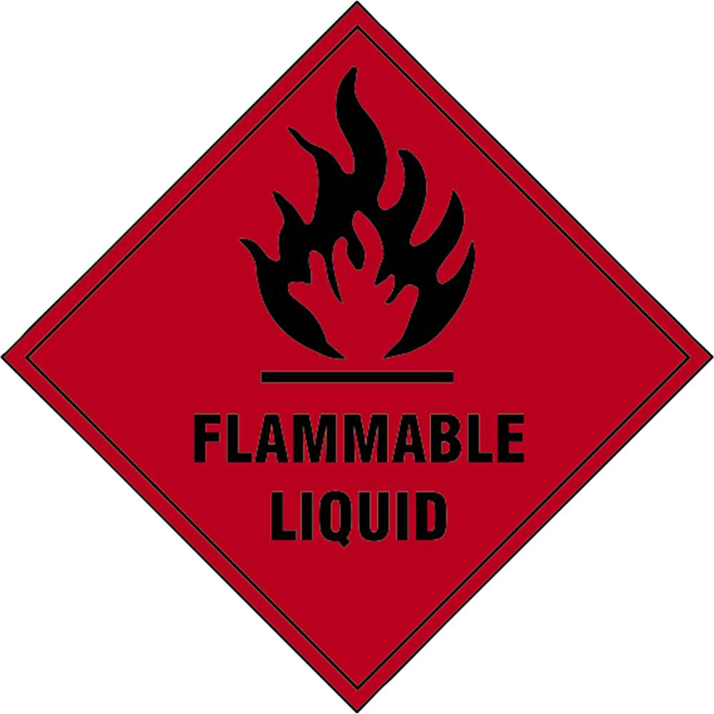 Scan Flammable Liquid Sign Safety & Warning Signs