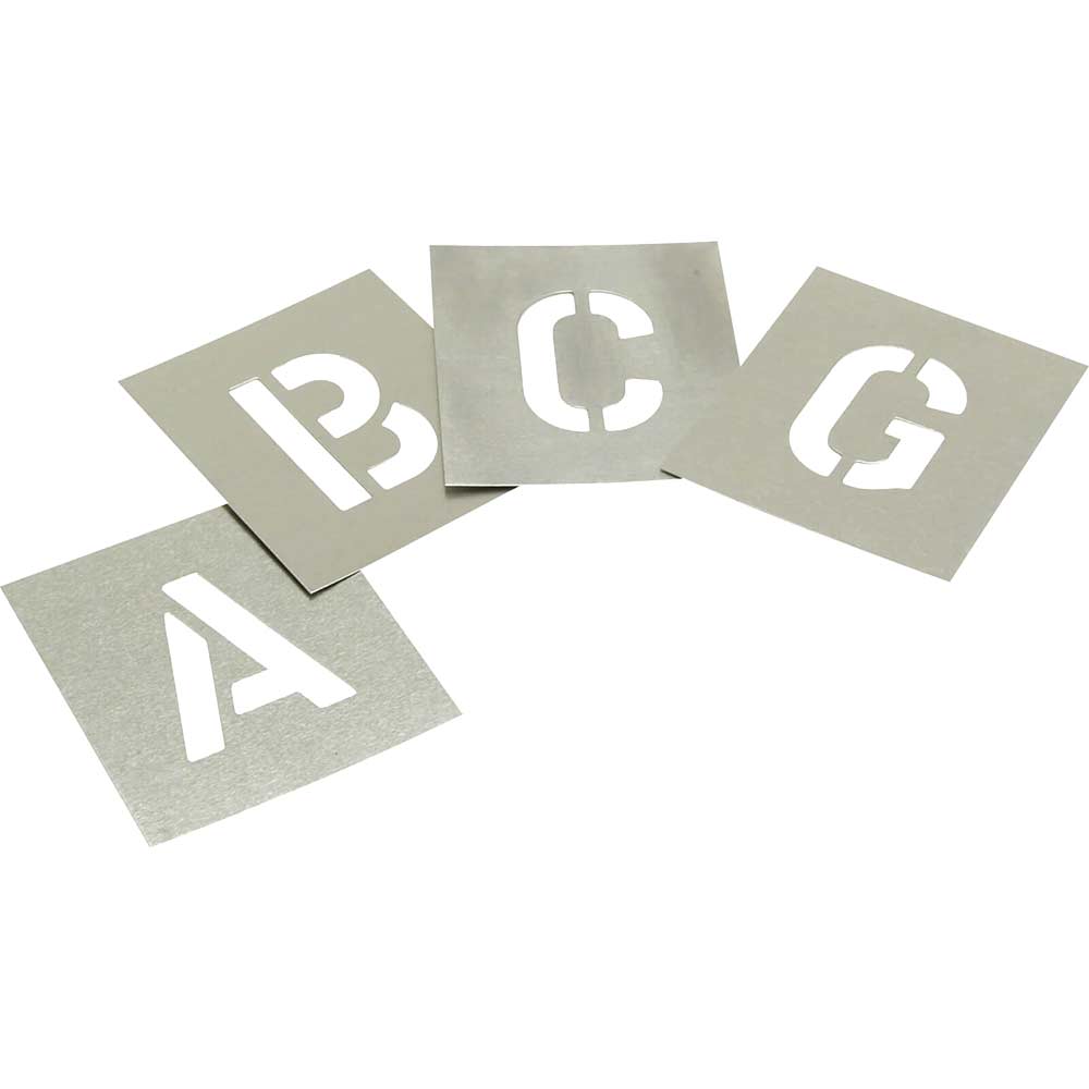£16.95 for Stencils 27 piece zinc letter stencil set 1" dealdirect.co.uk