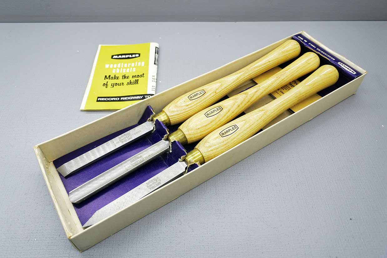 Marples England 3pc Wood Turning Chisel Set Tool Exchange